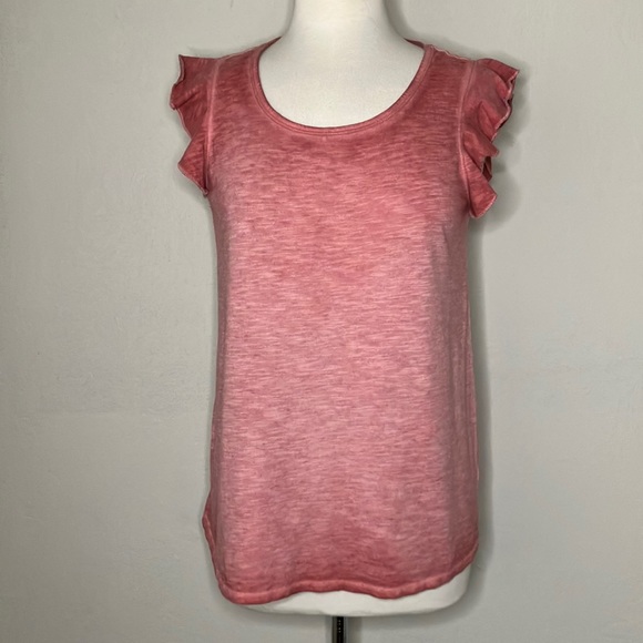 Universal Thread | Tops | Universal Thread Dusty Rose Ruffle Sleeve ...